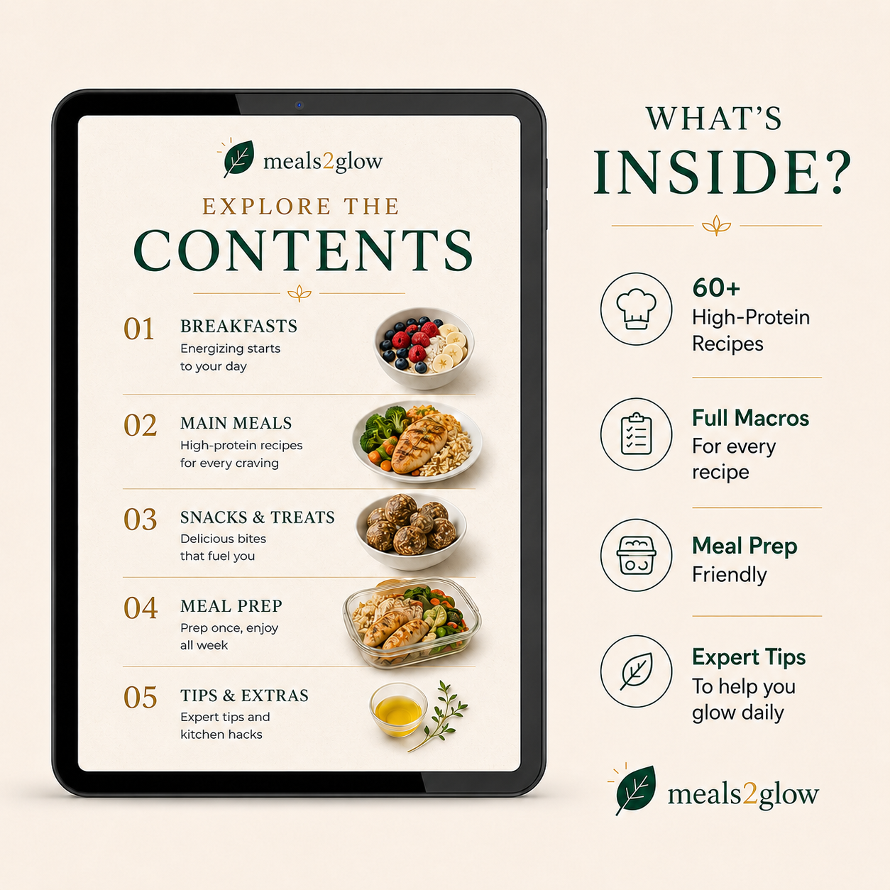 Meals2Glow Cookbook